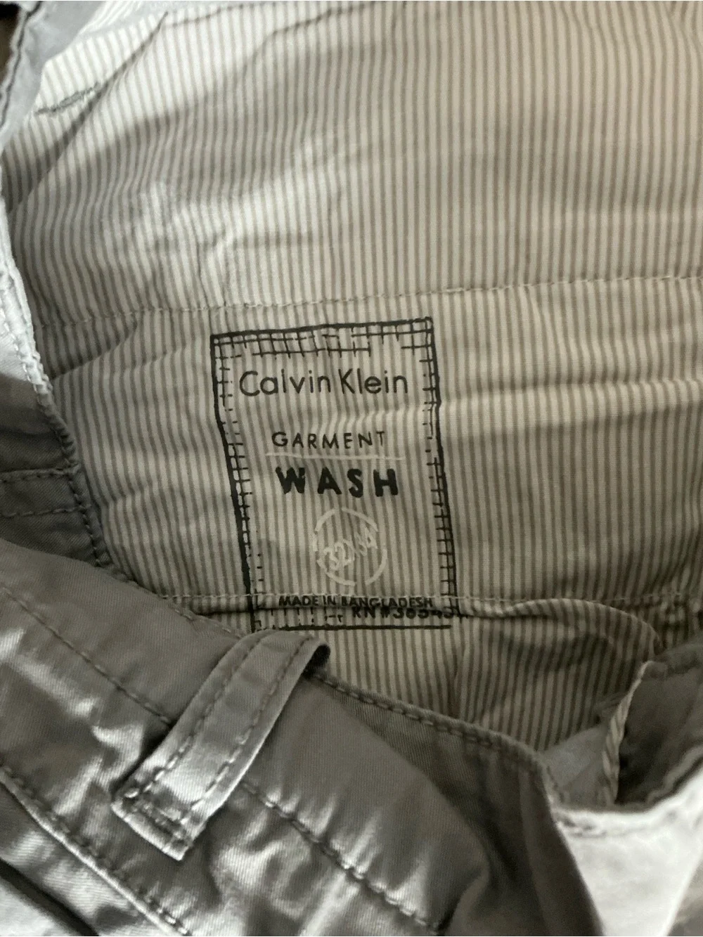 Calvin Klein Men's Light Gray Jeans